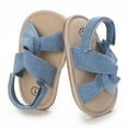 thumbnail image 5 of Zanvin Sandals, Kids Sandals, Toddler Sandals, Toddler Baby Girls Boys Baby Shoes Soft Sole Non-slip Baby Toddler Sandals, Blue, 0-3 Months, 5 of 7