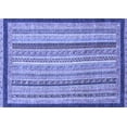 thumbnail image 1 of Ahgly Company Indoor Rectangle Oriental Blue Modern Area Rugs, 2' x 3', 1 of 4