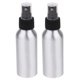 thumbnail image 4 of 10 botellas de perfume de aluminio de 100 ml con boquilla rociadora, desinfectante de manos, botella de viaje, botella de líquido rellenable de aluminio (negra), 4 of 6