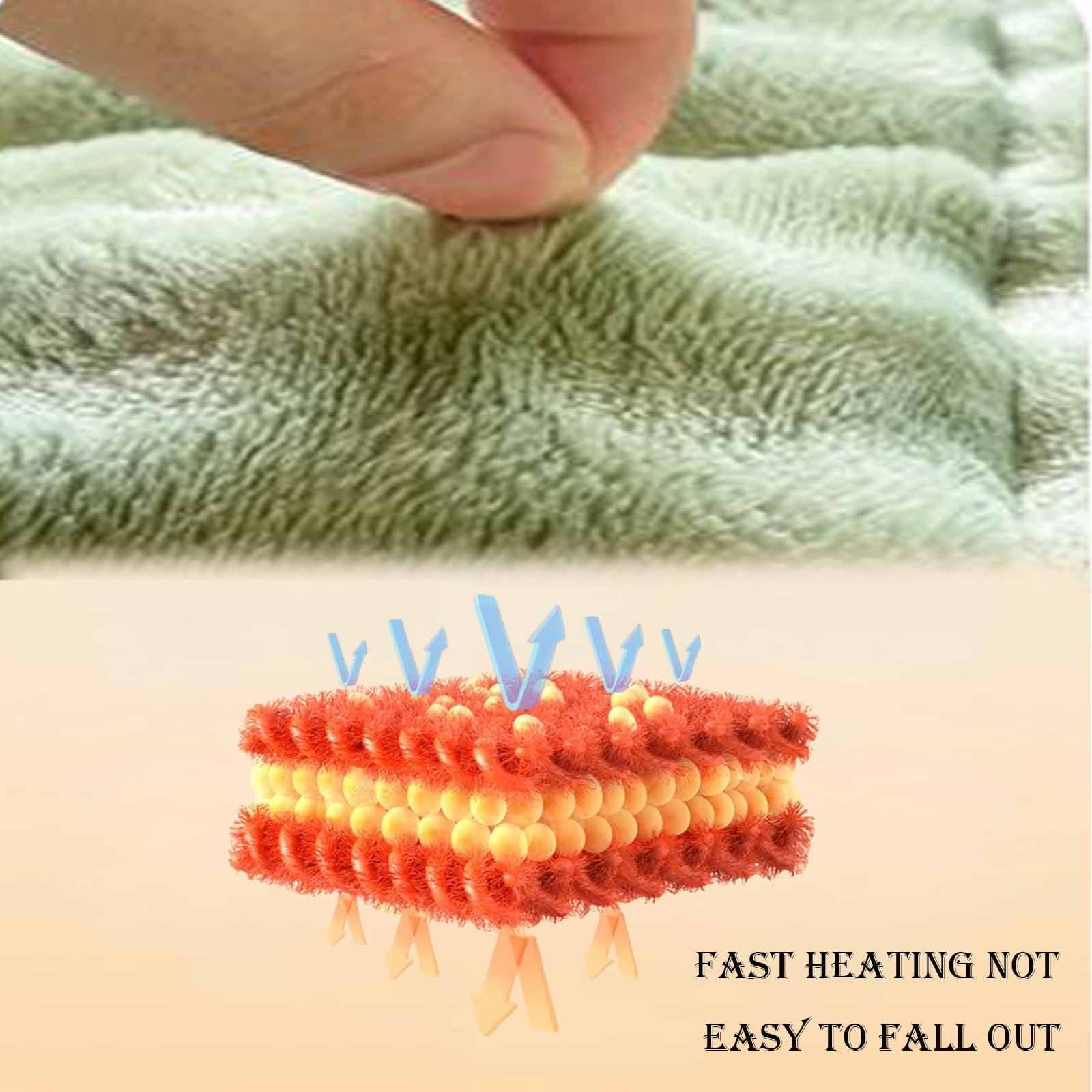 Oggfader King Size Mattress Milk Flannel Mattress Upholstery Facecloth Futon Bed Mattress Warm Non Slip Mattresses Green