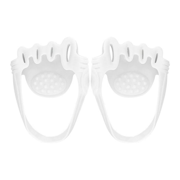 Separadores de dedos Salvador Alisador de dedos para Yoga en casa Blanco