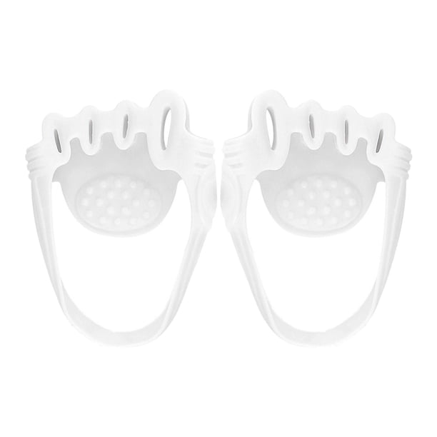Separador de Dedos Sunnimix Espaciador Duradero Suave Portátil Blanco