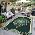thumbnail image 5 of 1PC Floral Patterned Area Rug Local Carpet, Lightweight Washable Easy-to-Manage Carpet Mat Festival Gift, Suitable for Living Room, Bedroom, Dining Room, Office, Balcony, Room Accessones, 5 of 8