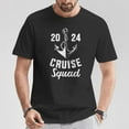 thumbnail image 2 of Cruise Squad 2024 with Anchor T-Shirt – Fun Nautical Graphic Tee for Men Women Kids, Matching Vacation Outfit for Cruising Crew, Perfect for Family and Friends on Ocean, 2 of 3