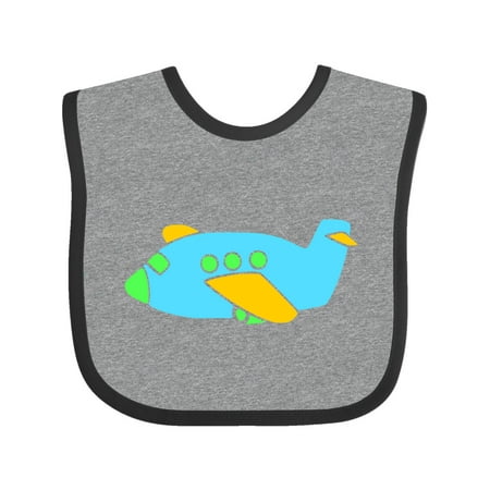 

Inktastic Blue Airplane Gift Baby Boy or Baby Girl Bib