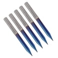 thumbnail image 1 of 2 Flutes Straight Grooves V Bits, Portable 2 Flutes V Bits  For End Mills For Spring Engraving Tools For Carving Wood For CNC Milling Machines, 1 of 8