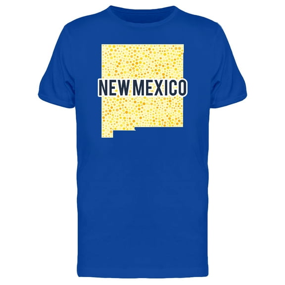 New Mexico Dotted Map Ts Tee Men's -Image by Shutterstock