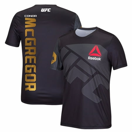 Conor McGregor Reebok UFC Official Fight Kit Walkout Black Jersey (Best Of Conor Mcgregor Fights)