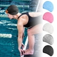 thumbnail image 3 of Gorro de Natación TFixol de Silicona Color Plateado/Azul/Negro/Rosa/Blanco, 3 of 8
