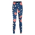 thumbnail image 3 of WILLBEST Leggings Del 4 de Julio para Mujer, Pantalones de Yoga de Cintura Alta, Mallas de Compresión Patrióticas para Fitness, Correr, Entrenamiento, Gimnasio, Suaves Y Elásticas. Chica, 3 of 3