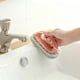 thumbnail image 5 of Cepillo de mano con esponja para limpiar azulejos de cocina, baño y bañera | Mango ergonómico. Elimina manchas difíciles y grasa | Herramienta de limpieza doméstica para fregaderos, ollas y sartenes., 5 of 6