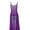 Purple, variant on Women Plus Size Mesh Lingerie Slip Dress Soft Sheer Lightweight Solid Color Summer Sleepwear Slit Sleeveless Breathable Home Date Night Adult Night Chemise