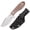 Brown, variant on Tenable Tiny Dancer Fixed Blade Knife 3.17" Rose Gold D2 Blade,G10 Handle,G014A7