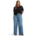thumbnail image 3 of Lee® Women's Plus Short Sleeve Pintuck Top, 3 of 7