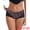 Red, variant on DARING DIVA Women's Ice Silk Mid-Waisted Full Coverage Boxer Briefs S Light Brown