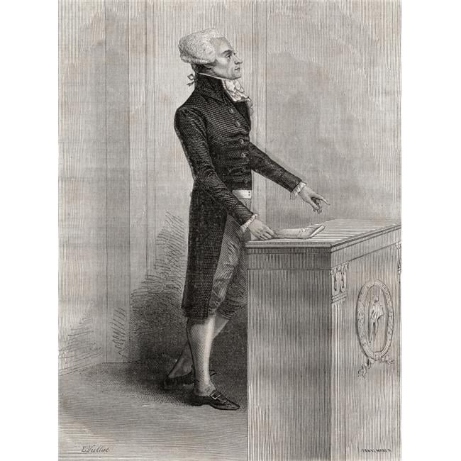 Posterazzi DPI1858176LARGE Maximilien Robespierre 17581794 Jacobin Leader During French
