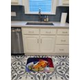 thumbnail image 3 of Carolines Treasures 7355RUG Fox Terrier & Teddy Bear Machine Washable Memory Foam Mat, 3 of 4