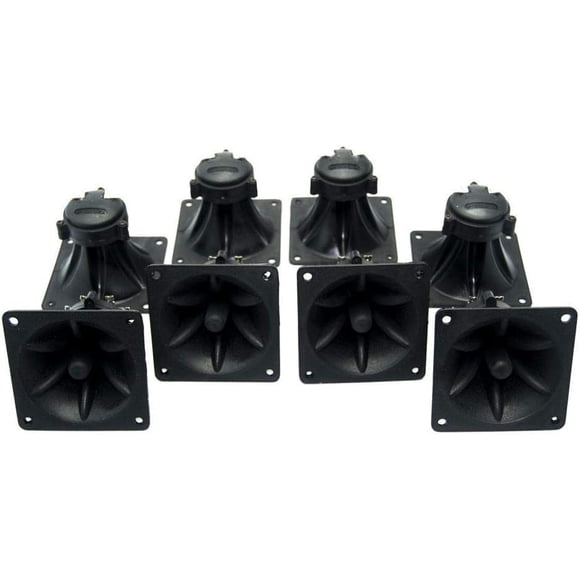 4 par de 3.25 "x 3.25" Elemento de tweeter DJ Audio Audio Square SUPER SUPER NTX-1004PZ