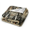thumbnail image 5 of Vintage Tribal Elephant Throw Blanket Ultra Soft Cozy Decorative Flannel Blankets for Home Bed Couch Chair Travel 60x50, 5 of 6