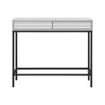 thumbnail image 2 of Casimo 35.43 in. Ivory Rectangular Engineer Wood Console Table, 2 of 6