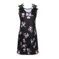 thumbnail image 3 of FASHIONWT Elegant Floral Print Basic Lace Short Summer Women Dress, 3 of 7