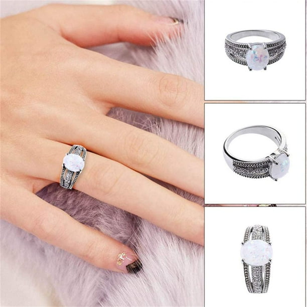 Opal anniversary band best sale