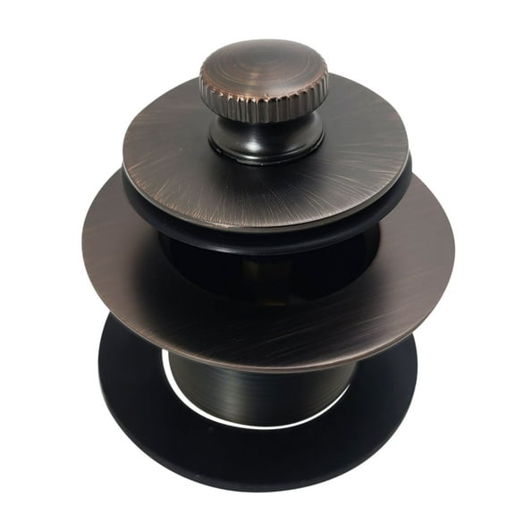 Westbrass D331-F-12A 1-3/8" NPSM Twist & Close Bathtub Drain, Antique Bronze