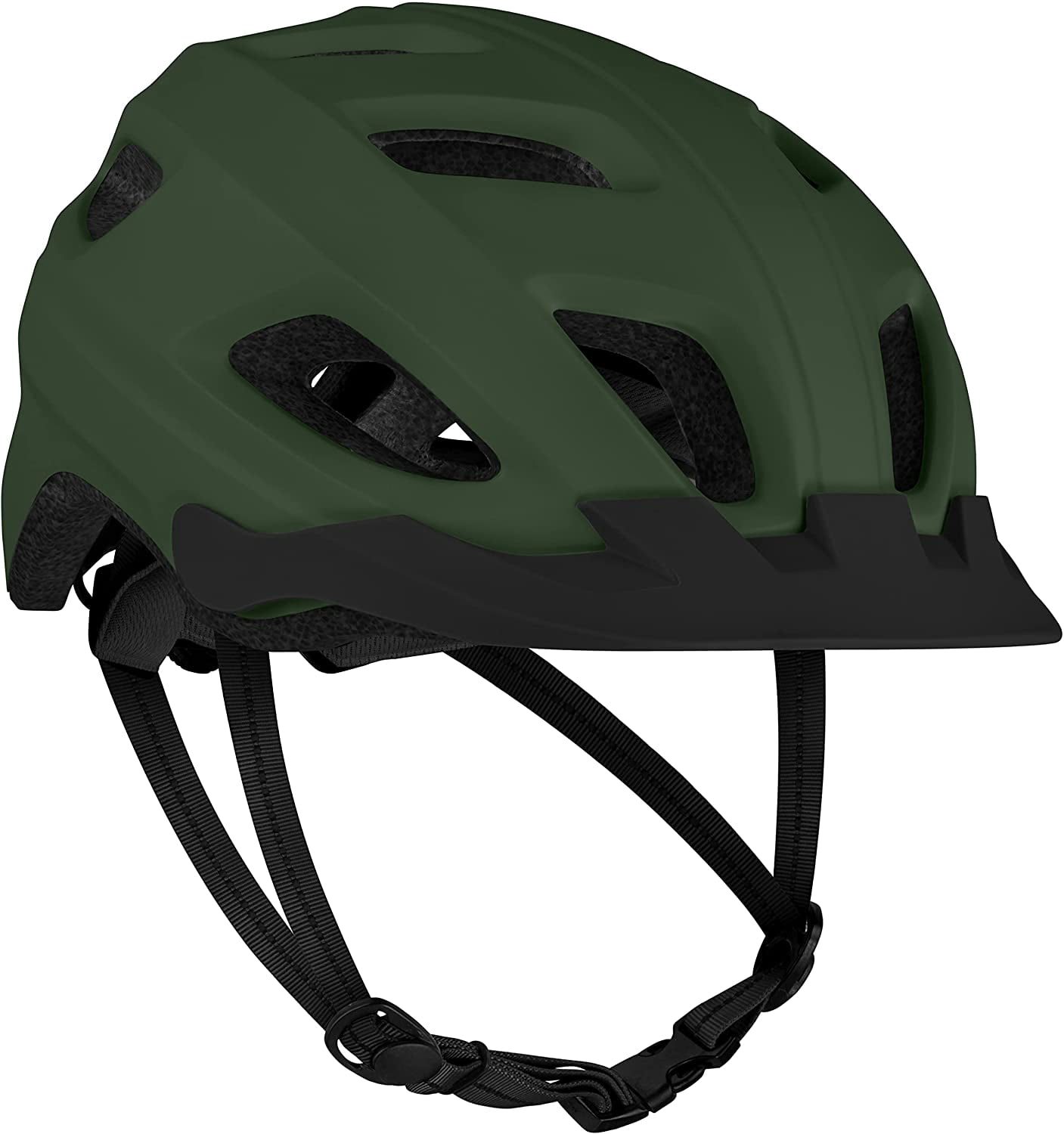 Adult Bike Helmet with LED Safety Light Adjustable Dial & Removable Visor - Adjustable Bicycle Cycling Helmet for Men & Women