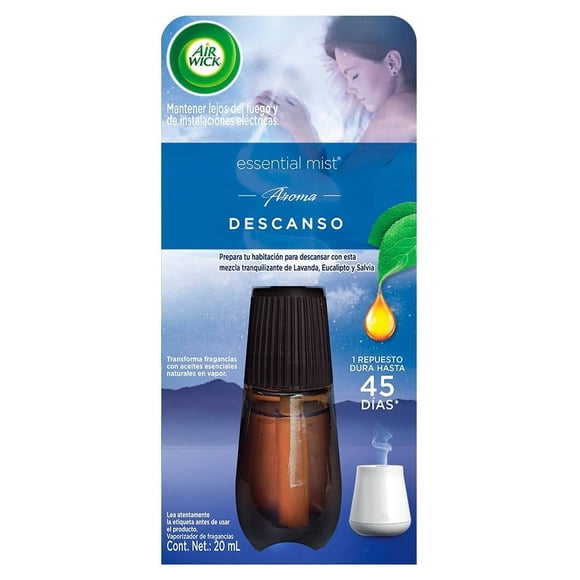 Repuesto de vaporizador de fragancias Air Wick Essential Mist descanso 20 ml