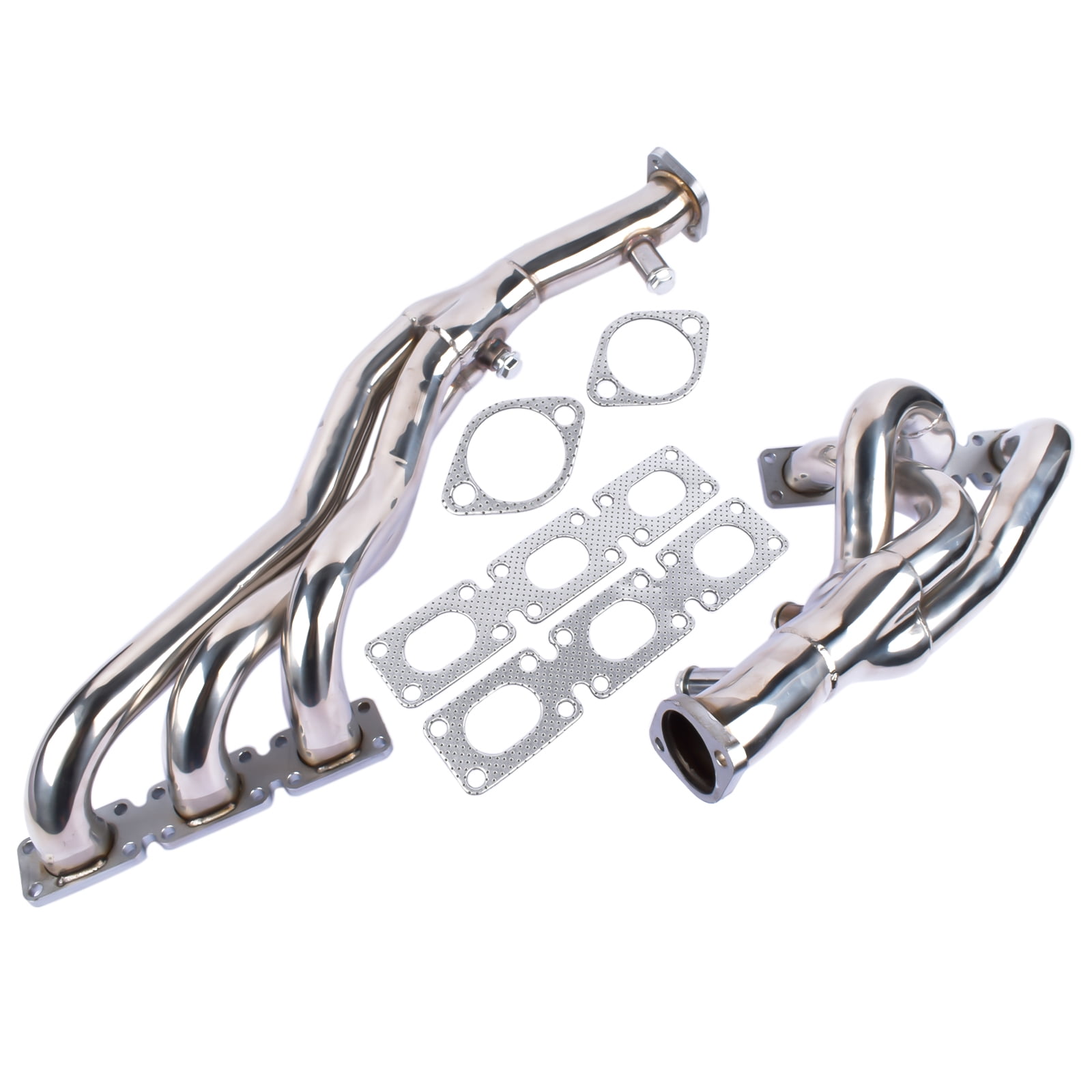 GELUOXI Stainless Exhaust Header Manifold for BMW E46 323i 328i Z3 528i M54 E93 E94