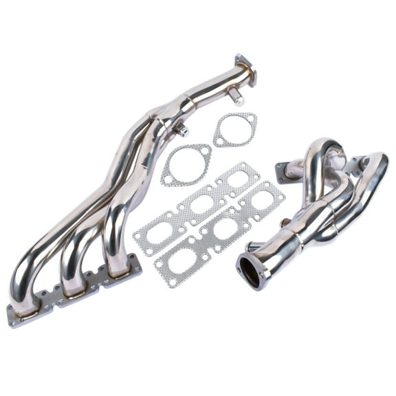Mustrod Stainless Exhaust Header Manifold for BMW 3 5 Series E46 E39 323 328 528 Z3 2.5L 2.8L 3.0L
