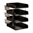 thumbnail image 1 of Deeceymbur Desk Pegboard Storage Organizer Stationery And Cosmetics Holders Home Office Workspace Part Document And Supplies Rack, 1 of 6