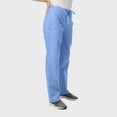 thumbnail image 4 of SPECTRUM UNIFORMS Unisex Scrub Pant, Ultrasoft Classic Scrub Pants Drawstring Waist Pant Ideal for Medical Professionals Pant Ceil Blue, 4 of 5