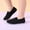 Black, variant on Girls Ballet Dance Shoes Breathable Canvas Gymnastics Slippers Casual Soft Flexible Sole Training Loafers Kids