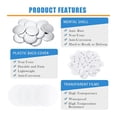 thumbnail image 4 of Blank Badge Button Parts,25MM-58MM DIY Pin Badges Set Button Maker Parts Supplies For Badge Press Machine,With 100/300/500Pcs, 4 of 5