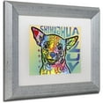 thumbnail image 2 of Trademark Fine Art 'Chihuahua Luv' Canvas Art by Dean Russo, White Matte, Silver Frame, 2 of 4