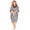Style CShort-31C2, variant on 's Women's Satin Short Caftan/Kaftan, One Size Silky Loungewear Mumu, Style CShort-64