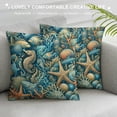 thumbnail image 3 of JEUXUS Watercolor Sea Life Colorful Corals and Fish Farmhouse Pillow Covers 12x20 Inch,Home Decorative Throw Pillow Case Cushion Cover,Home Gifts,Housewarming Gift, 3 of 5