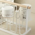 thumbnail image 4 of Abbracc Japanese Cup Holder Metal Mug Rack Kitchen Display Storage Wire 6 Cup Rack, 4 of 9