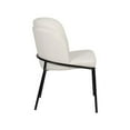 thumbnail image 6 of Meridian Furniture Jagger White Vegan Leather Dining Chair (Set of 2), 6 of 8