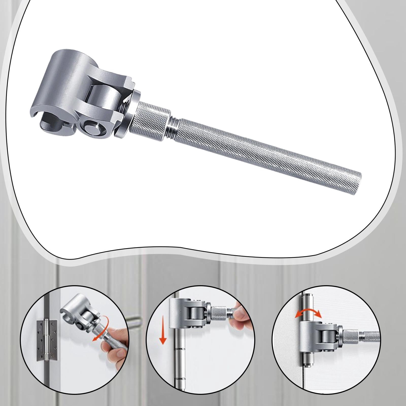 Axioma Door Hinge Adjustment Tool Compact Adjustable Wrench for Bedroom Gate Office