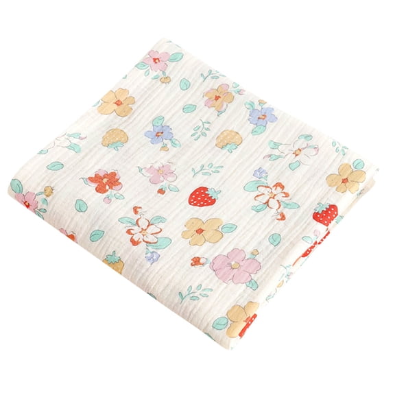 Lovskoo Baby Sleeping Blanket Bath Towel Cotton Gauze Children Bath Towel,Also for Newborn Free Size Khaki