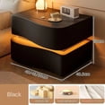 thumbnail image 4 of Gabinete de almacenamiento pequeño y creativo, mesita de noche, mesita de noche, muebles de dormitorio, hogar moderno y Simple, 4 of 4