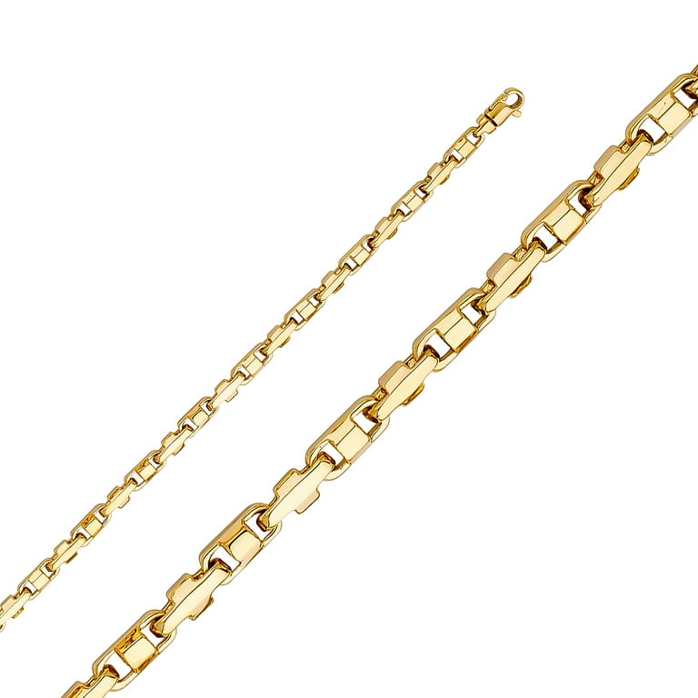 Pompeii3 14K Yellow Gold Filled Men's 4.2mm Rope Chain Necklace