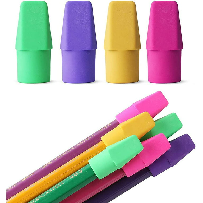 Pencil Top Erasers,Erasers for Pencils,Eraser Caps, Pencil Erasers for  Kids, Cap Erasers, Eraser Tops, Pencil Topper,Colors Pencil Eraser(30pcs) 