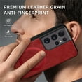 thumbnail image 6 of Allytechgroup Magnetic for Samsung Galaxy S21 Ultra Case, Compatible with MagSafe Support Magnetic Car Phone Mount PU Leather Slim Phone Case for Women Men for Samsung Galaxy S21 Ultra, Winered, 6 of 10