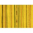 thumbnail image 1 of Ahgly Company Machine Washable Indoor Rectangle Abstract Yellow Modern Area Rugs, 5' x 8', 1 of 4
