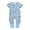 Light Blue, variant on Zwiiyzr Baby Boys Girls Cotton Jumpsuit Short Sleeve Pajamas Infant Graphic Zipper Romper Summer Outfits Sky Blue