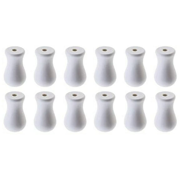 Yammee 12Pcs Window Blind Wood Cord Tassels Rolling Curtain Cord Tassels Pendants Drops