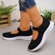 thumbnail image 5 of Zapatos de Caminata de Verano Mujeres Mujeres de Moda Casual Primavera Y Verano Malla Respirable Cuña Tacón Zapatos Gruesos con Correa Ajustable Mary, 5 of 8